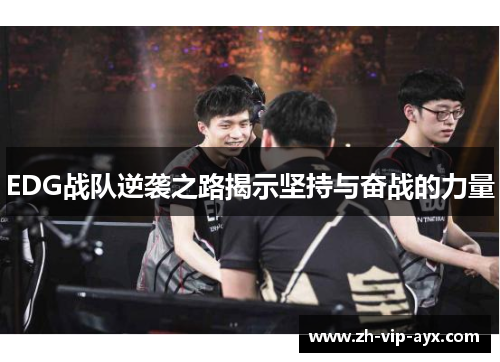 EDG战队逆袭之路揭示坚持与奋战的力量 EDG战队逆袭之路揭示坚持与奋战的力量